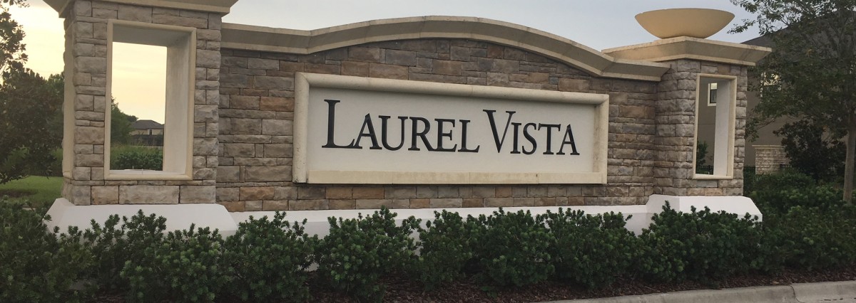Laurel VIsta Sign